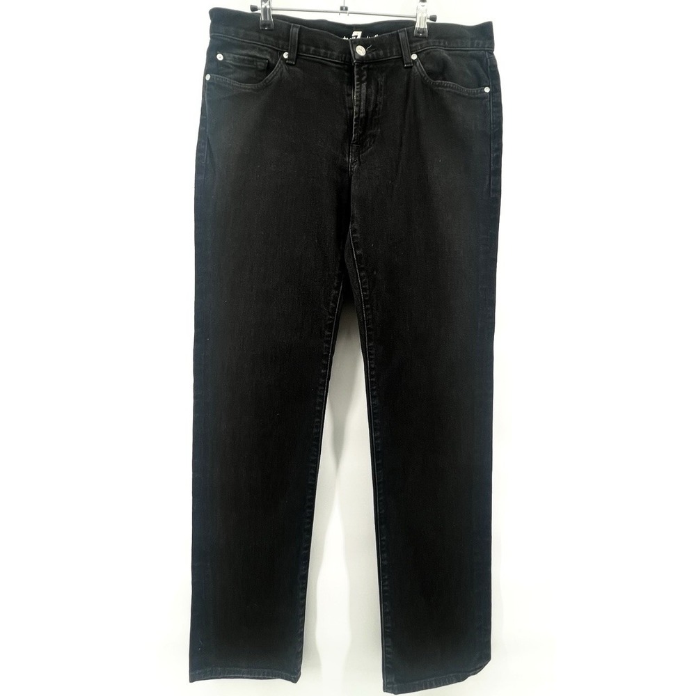 7 For All Mankind Slimmy Jeans Men's 30x34 Black Stretch Denim Slim Straight